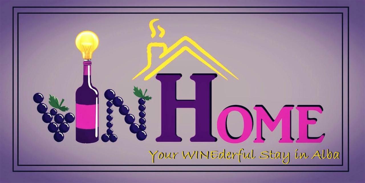 Vinhome Bilocale Con Garage Privato Alba Centro Kültér fotó